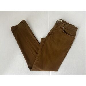 Fidelity Jeans Mens 32x34 Brown Jimmy Stretch Denim Belmont Casual Preppy Logo